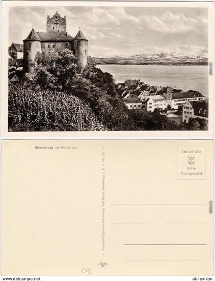 Meersburg Burg Meersburg Foto Ansichtskarte 1965