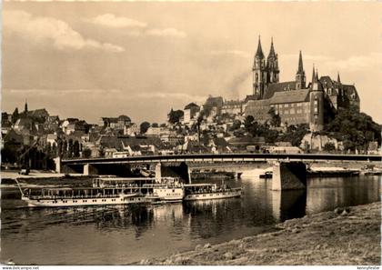 Meissen, Albrechtsburg und Dom und Elbdampfer Meissen