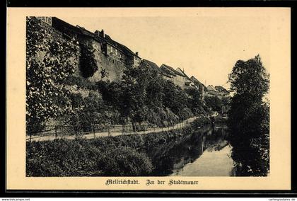 AK Mellrichstadt, An der Stadtmauer