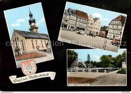 Mellrichstadt Kirche Marktplatz Schwimmbad Freibad