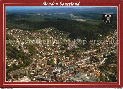 Menden Sauerland Fliegeraufnahme