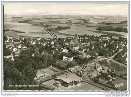 Mettmann - Metzhausen - Fliegeraufnahme - Foto-AK Grossformat