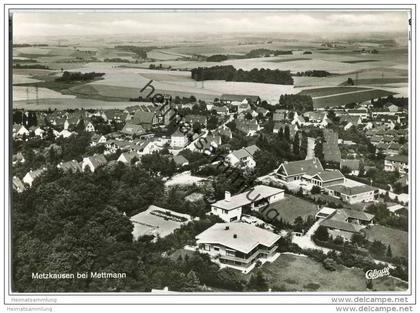 Mettmann - Metzhausen - Fliegeraufnahme - Foto-AK Grossformat