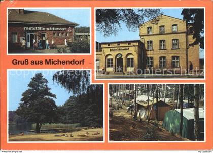 Michendorf Autobahnraststaette Bahnhof Badestelle Campingplatz