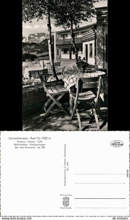 Mittelberg-Oy-Mittelberg Sonnenterrasse 1000m, Kurhaus, Pension, Café 1974