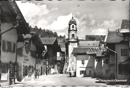 Mittenwald Bayern Mittenwald Obermarkt