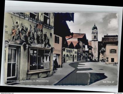 Mittenwald Bayern Mittenwald Obermarkt