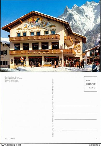 Mittenwald Geschenkhaus Neuner Café Alt Mittenwald Karwendelbar 1975