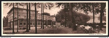 Klapp-AK Mölln, Kurhaus Mölln, Waldhalle am Schmalsee