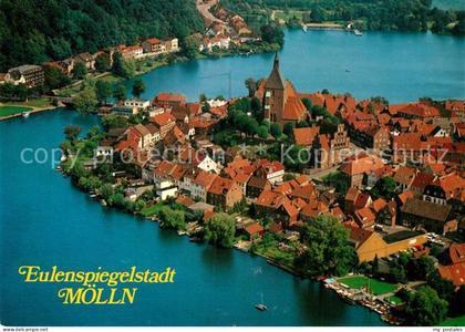 Moelln Lauenburg Fliegeraufnahme