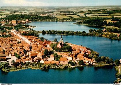 Moelln  Lauenburg Halbinsel Seen Kirche Altstadt Fliegeraufnahme Lauenburg Daech