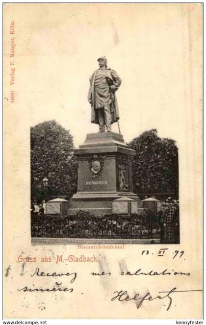 Gruss vom Mönchengladbach - Bismarckdenkmal