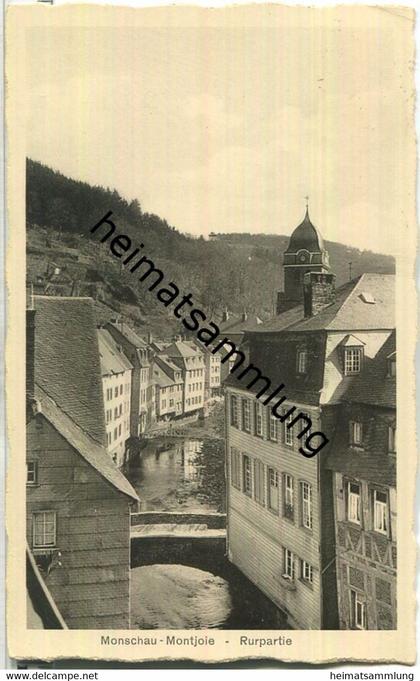 Montjoie - Monschau - Rur - Foto-AK 30er Jahre - Verlag Hermann Weihs Monschau