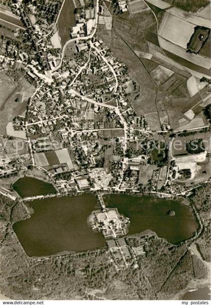 Moritzburg Sachsen Fliegeraufnahme mit der Moritzburg