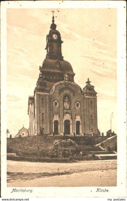 Moritzburg Sachsen Moritzburg Kirche ungelaufen ca. 1920