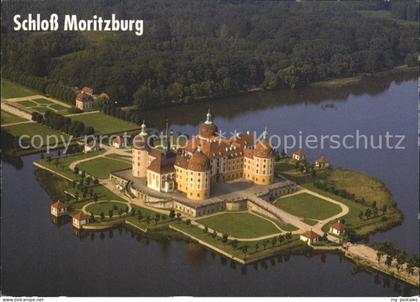 Moritzburg Sachsen Schloss Moritzburg Fliegeraufnahme