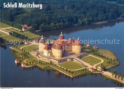 Moritzburg Sachsen Schloss Moritzburg Fliegeraufnahme