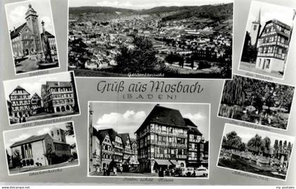 Mosbach Baden Mosbach Cacilien Kirche Palmsches Haus