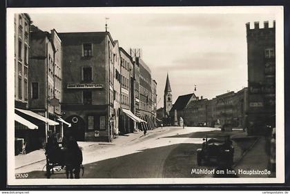 AK Mühldorf am Inn, Blick in die Hauptstrasse