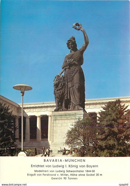 CPM Muenchen Statue de la Baviere