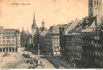 Muenchen Bayern Marienplatz