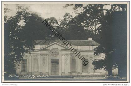 München - Schloss Nymphenburg - Amalienburg - Foto-AK - Verlag Ottmar Zieher München (E17860)