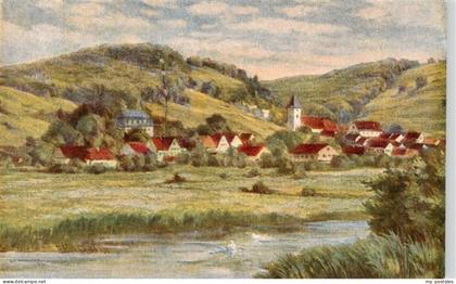 Buttenhausen Muensingen F. Hummel Kuenstlerkarte