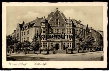 ALTE POSTKARTE MÜNSTER WESTFALEN HÜFFERSTIFT 1936 Krankenhaus Hospital hopital Ansichtskarte cpa postcard AK