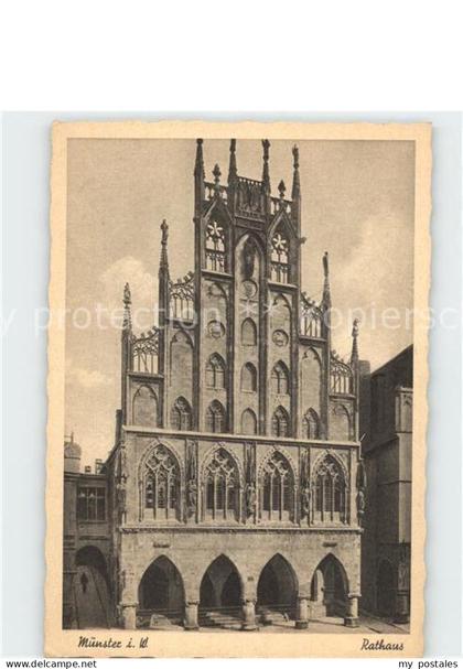 Muenster Westfalen Rathaus