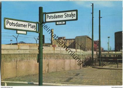 Berlin - Potsdamer Platz - Mauer - Verlag Hans Andres Berlin