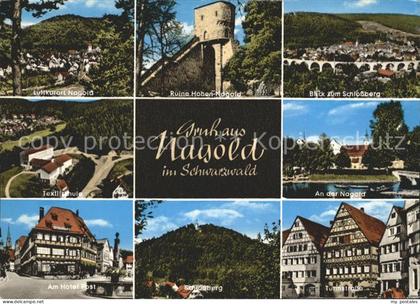 Nagold Hotel Post Turmstrasse Ruine Hohen Nagold Textilschule