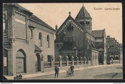 AK Nauen, Garten-Strasse