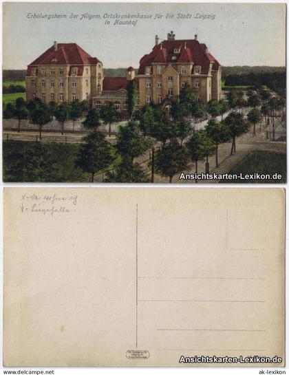 Naunhof Erholungsheim der Allgemeinen Ortskrankenkasse für Stadt Leiptig 1914