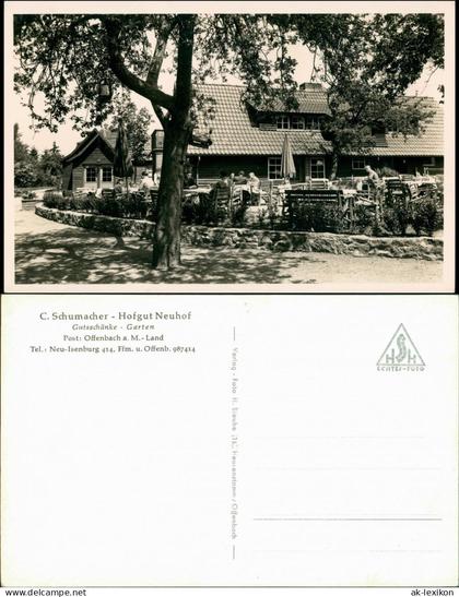 Ansichtskarte Neu-Isenburg Hofgut Neuhof - Offenbach 1950