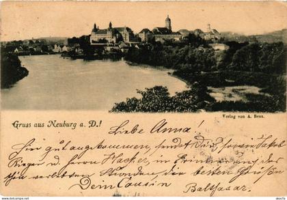 CPA AK Neuburg a.D. Gruss aus Neuburg a.D. GERMANY (875909)