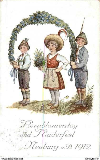 Neuburg - Kornblumentag und Kinderfest 1912