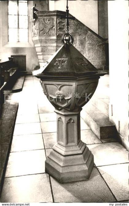 Neuendettelsau Taufstein in der Laurentiuskirche