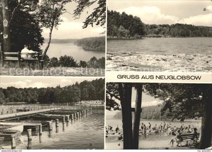 Neuglobsow Strand Seebruecke