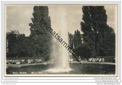 Berlin-Neukölln - Körner Park - Foto-AK 30er Jahre