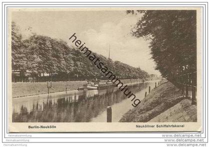 Berlin - Neuköllner Schiffahrtskanal 1929