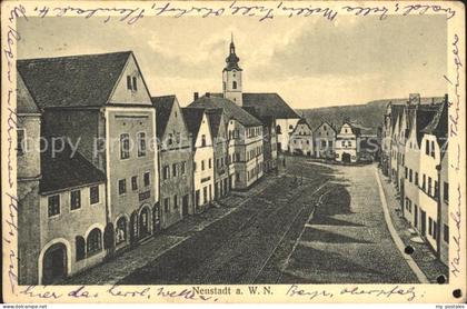 Neustadt Waldnaab Strassenpartie Kirche