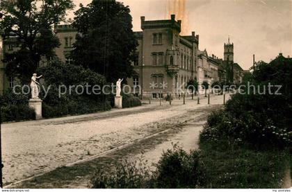 Neustrelitz Mecklenburg-Vorpommern Gutenbergstrasse Statuen