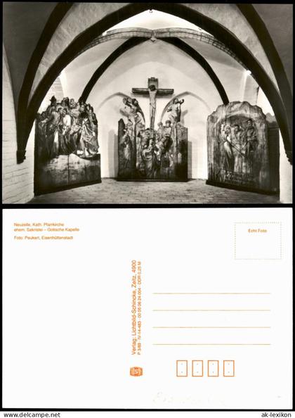 Neuzelle Gotische Kapelle in der Katholischen Pfarrkirche Neuzelle 1989