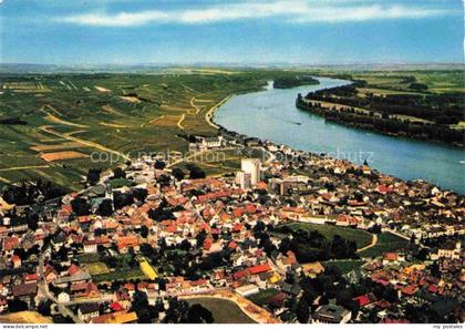 Nierstein Rhein Fliegeraufnahme
