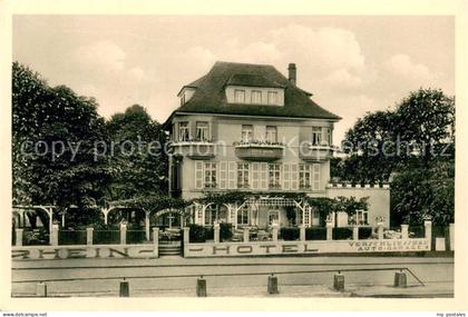 Nierstein Rhein Rhein-Hotel Aussenansicht