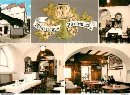 Nierstein Rhein Winzerhaus Gaststaette Restaurant