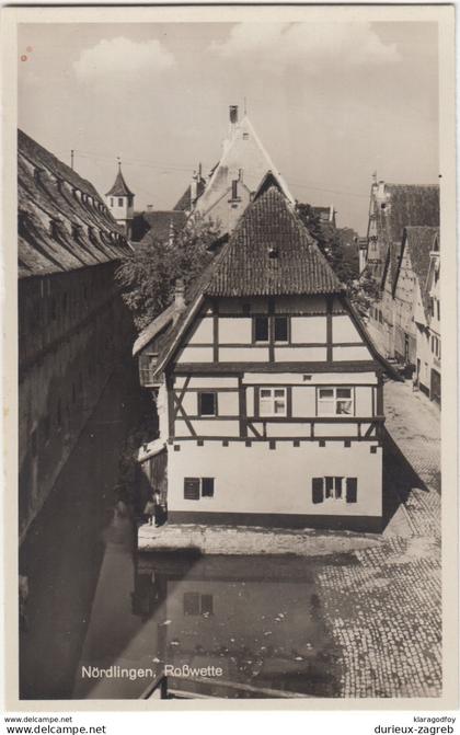 Nördlingen, Roßwette photopostcard unused b170312