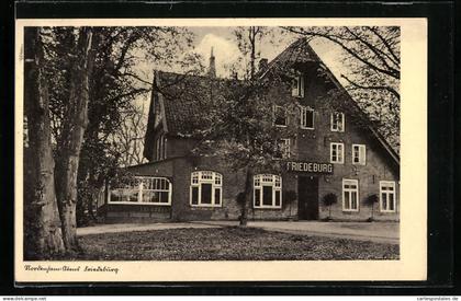AK Nordenham, Blick zum Gasthof Friedeburg
