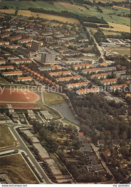 Norderstedt Gartenstadt Falkenberg Sportstadion Fliegeraufnahme