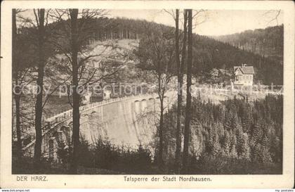 Nordhausen Thueringen Talsperre der Stadt Nordhausen